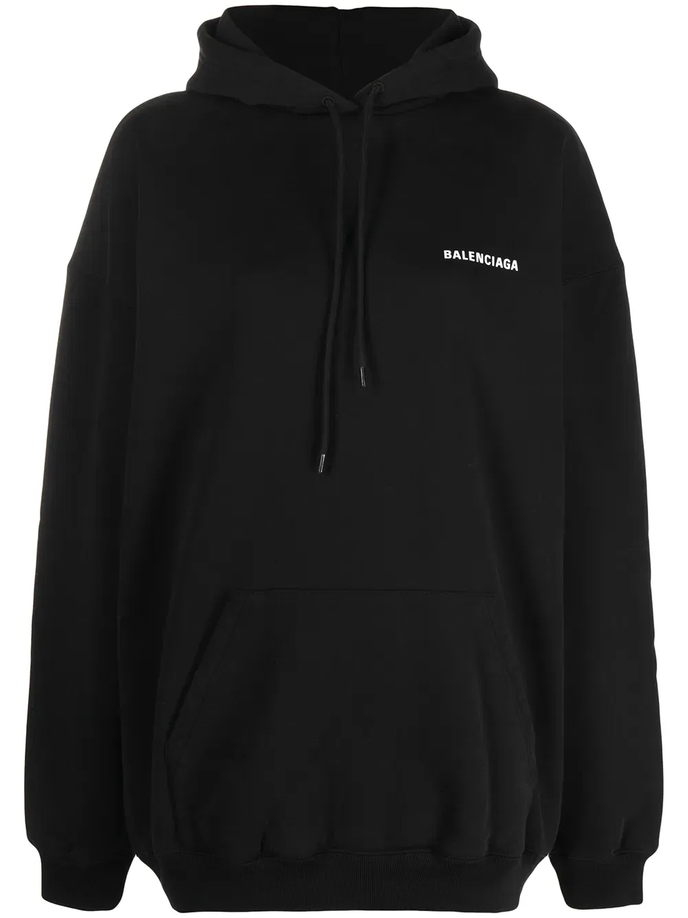 Худи с логотипом, размер M Balenciaga, черный