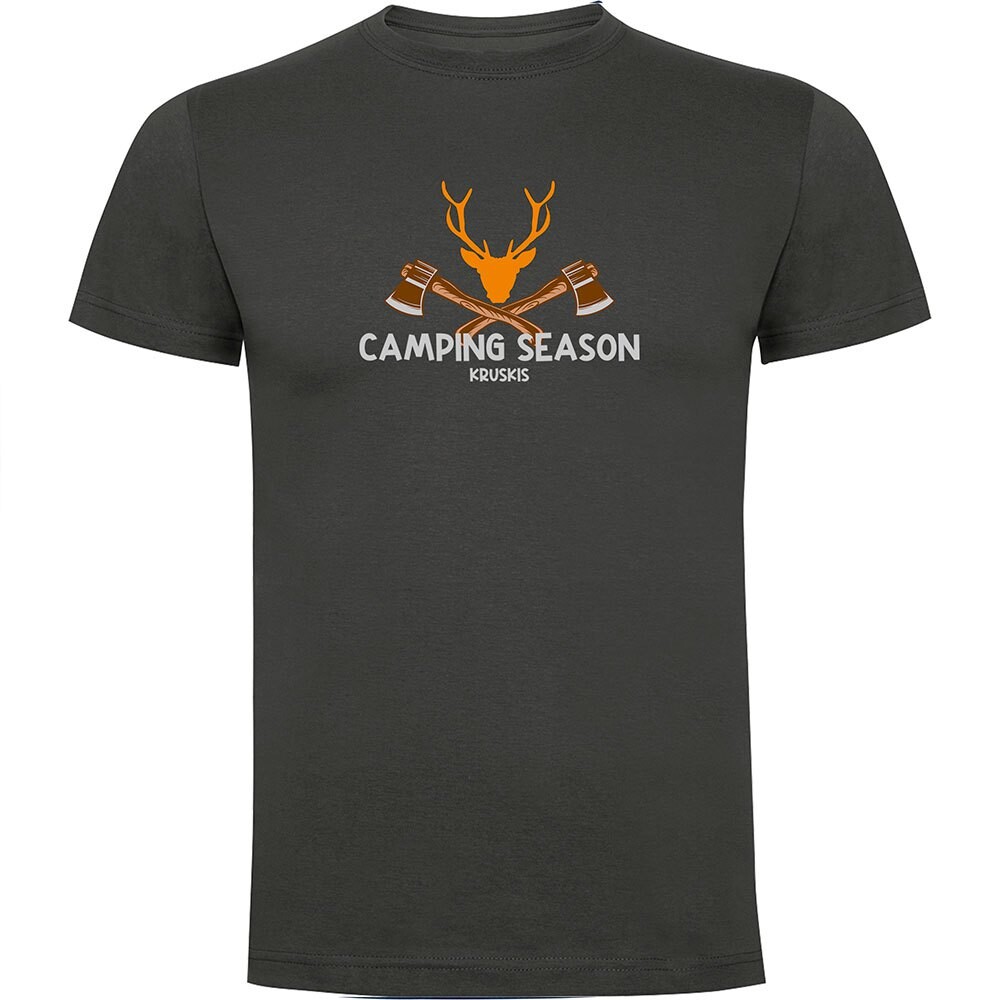 

Футболка с коротким рукавом Kruskis Camping Season, серый