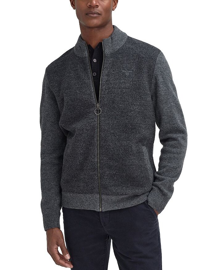 

Кардиган Barbour Balwen на молнии спереди, черный
