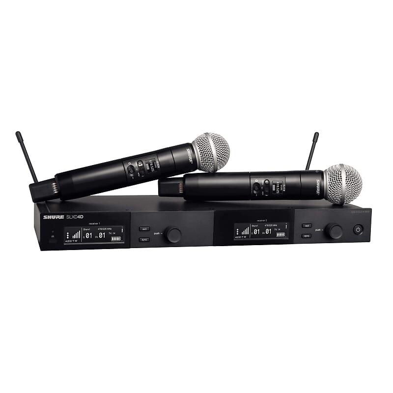 

Беспроводная система Shure SLXD24D/SM58 Dual Wireless System with 2 SLXD2/58 Handheld Transmitters