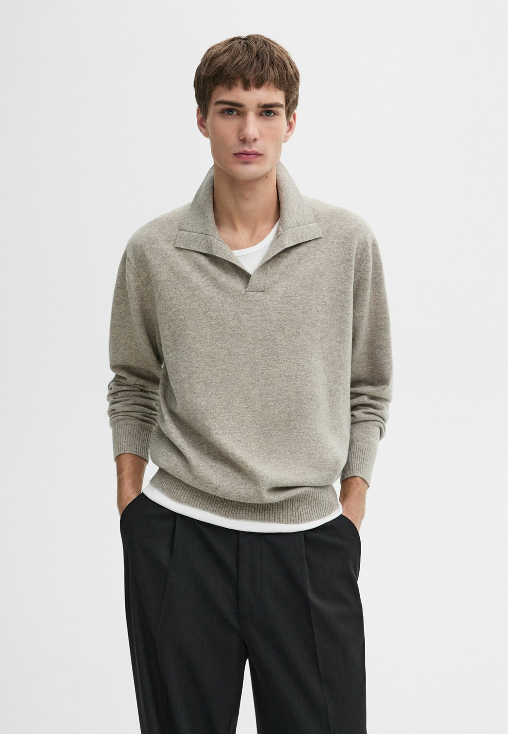 

Джемпер Massimo Dutti, хаки