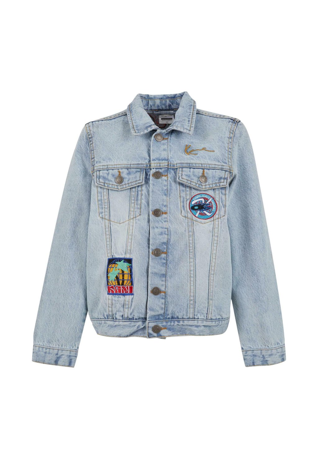

Джинсовая куртка PATCHES Karl Kani, синий
