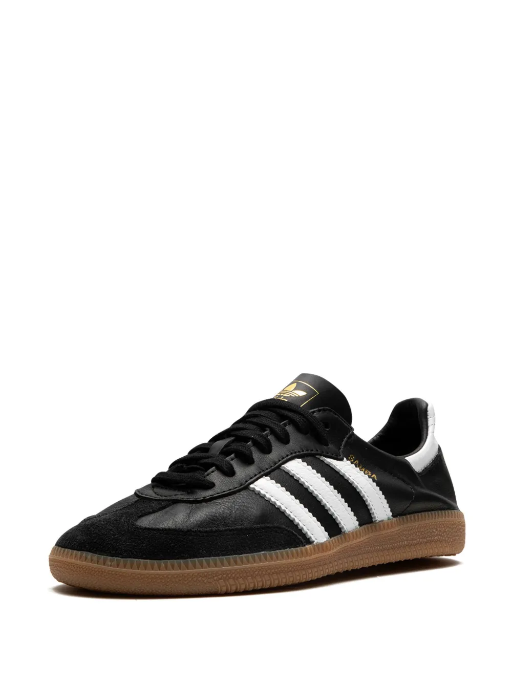 Кроссовки Samba на шнуровке Adidas, черный — фото 3