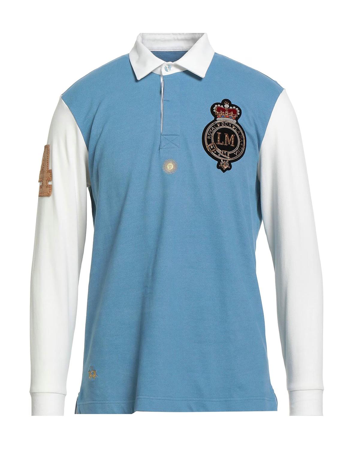 

Рубашка поло Royal Box La Martina, светло-голубой