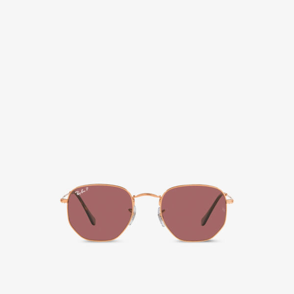 

RB3548N Солнцезащитные очки в шестиугольной стали Ray-Ban, желтый