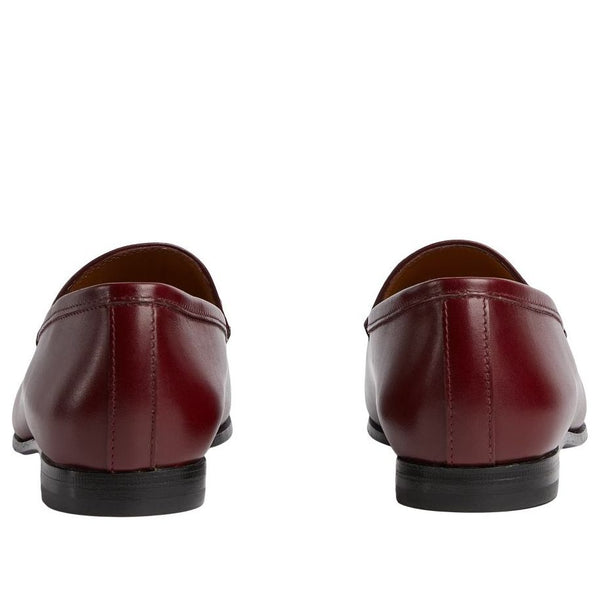 Кроссовки jordaan loafers Gucci, бургундия — фото 4