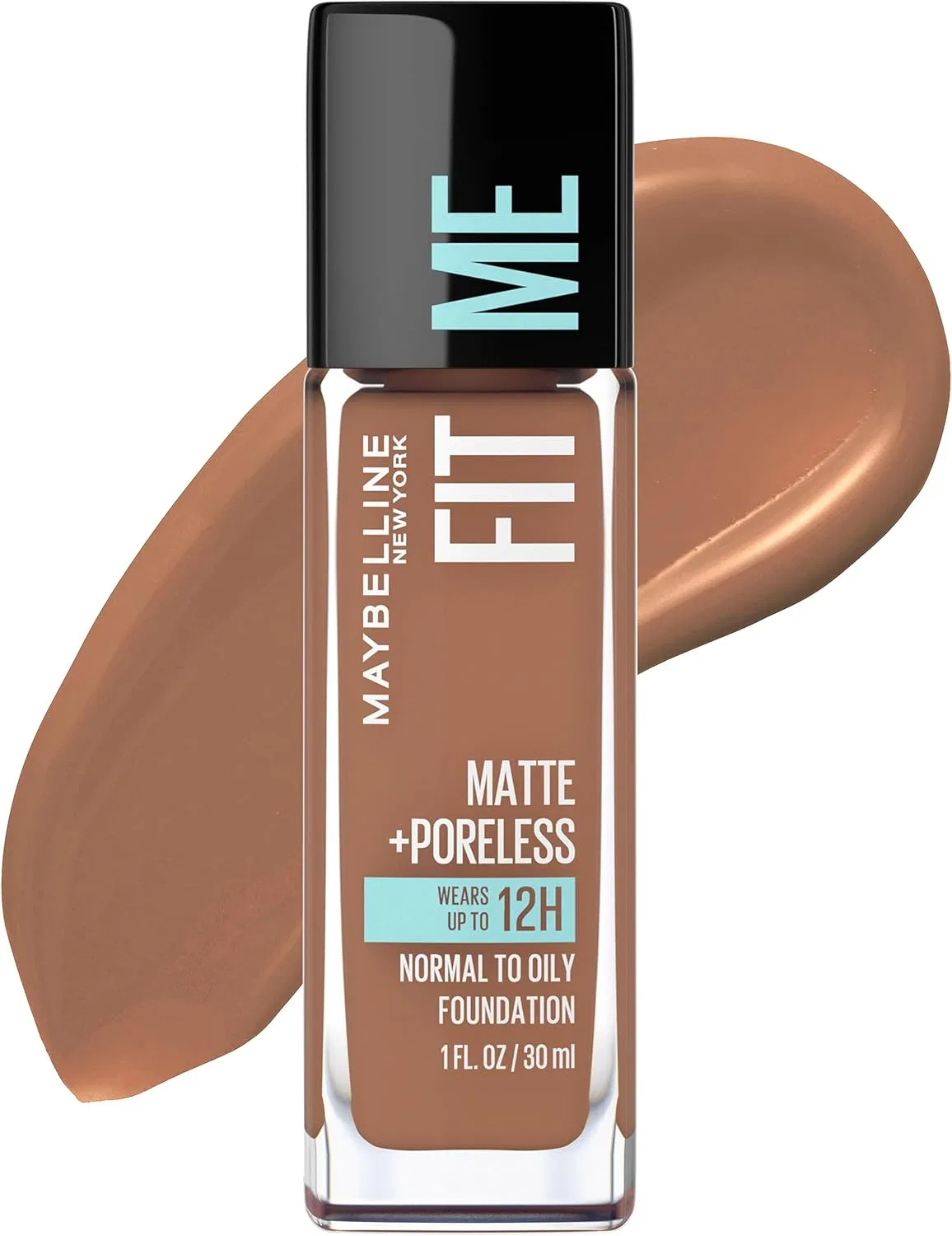 Тональная основа Fit Me Mat + Nonporous, Maybelline, 1 шт, 30 мл, цвет latte