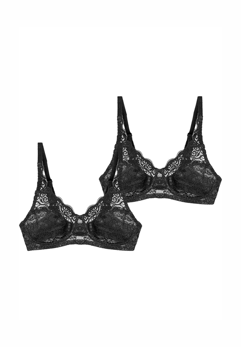 

Треугольный бюстгальтер 2-PACK AMOURETTE Triumph, черный