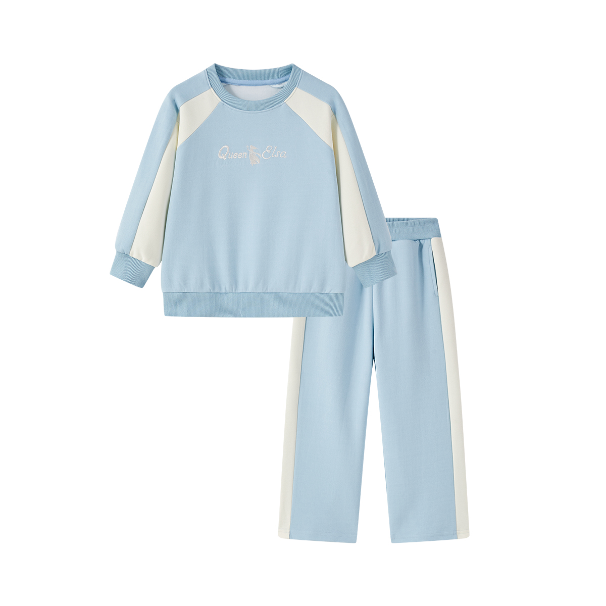 

Детская повседневная спортивная одежда с круглым вырезом Disney, синий