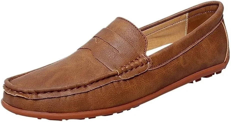 Лоферы мужские замшевые, Brown DHFIRUFSHLO