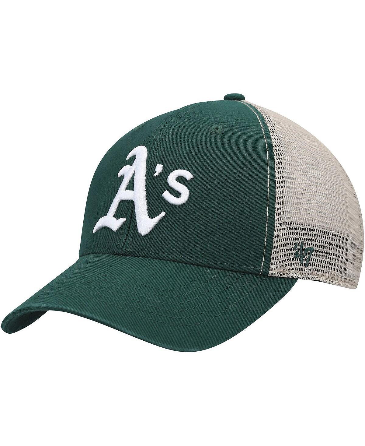 

Мужская зеленая кепка Oakland Athletics Flagship MVP Trucker Snapback '47 Brand