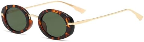 

Ретро-панк мужские овальные солнцезащитные очки для женщин, модные прозрачные линзы цвета океана, защита от УФ-излучения UV400, трендовые мужские солнцезащитные очки MTZJH