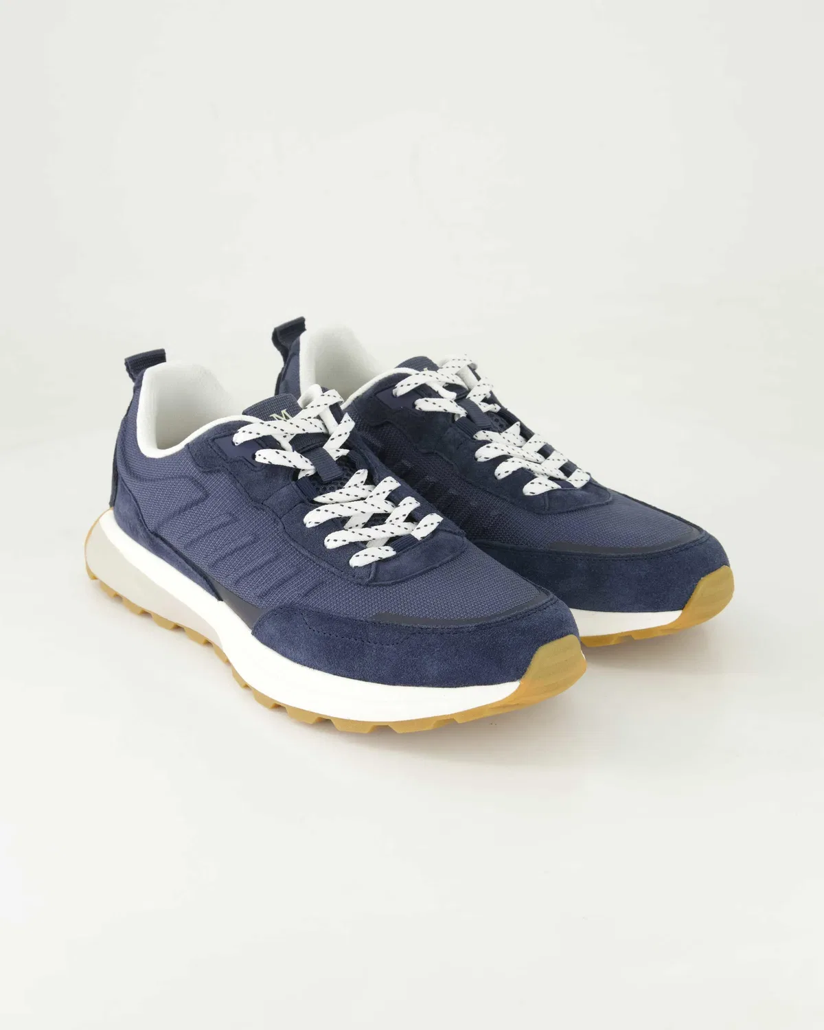 Сникерсы низкие из кожи и текстиля Marc O'Polo Shoes, синий