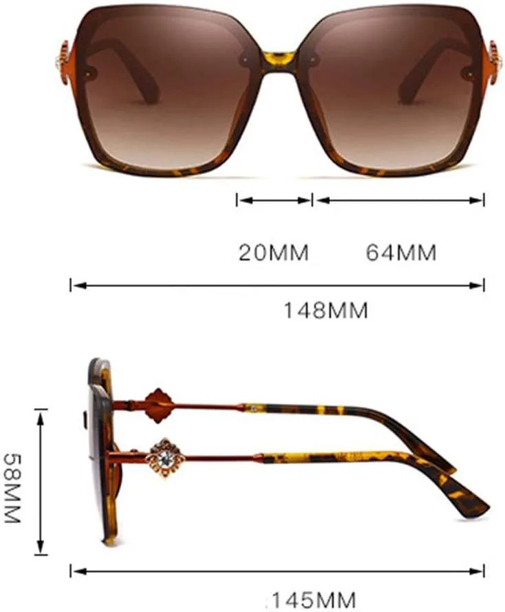 

Поляризованные ретро-солнцезащитные очки с зеркальными линзами, металлическая оправа, модные солнцезащитные очки с градиентными линзами для женщин Generic, E