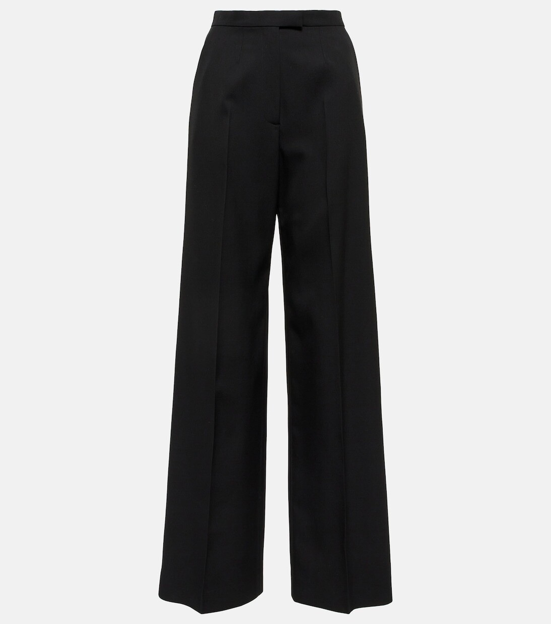 

Широкие шерстяные брюки ALAÏA, черный
