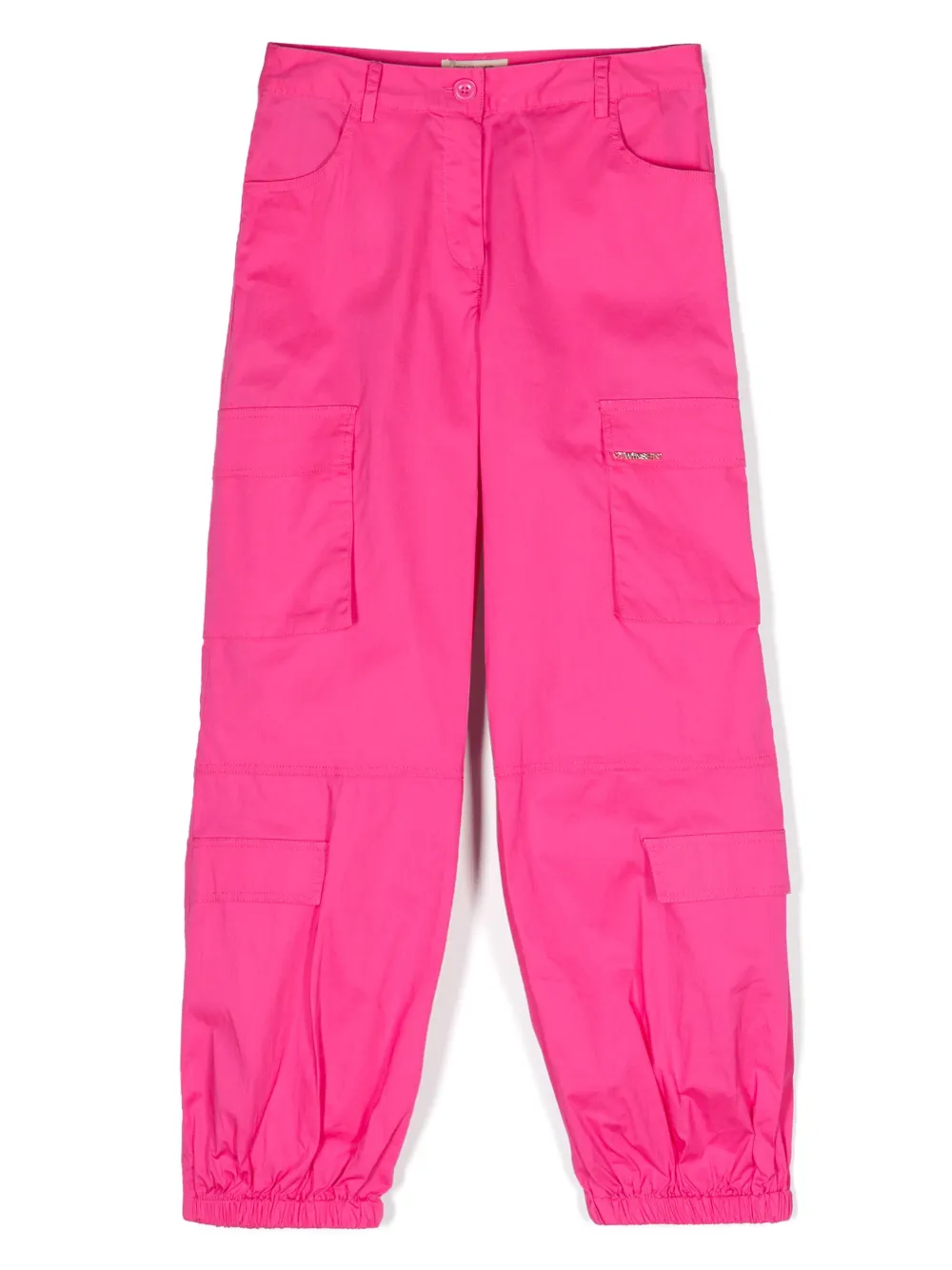 

Брюки карго средней посадки TWINSET Kids, розовый