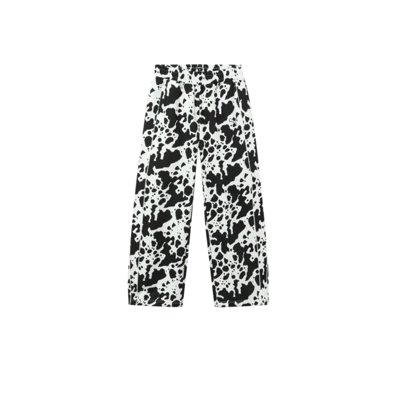 Детские вязаные спортивные брюки Moderate PUMA, черный floral tone 00390