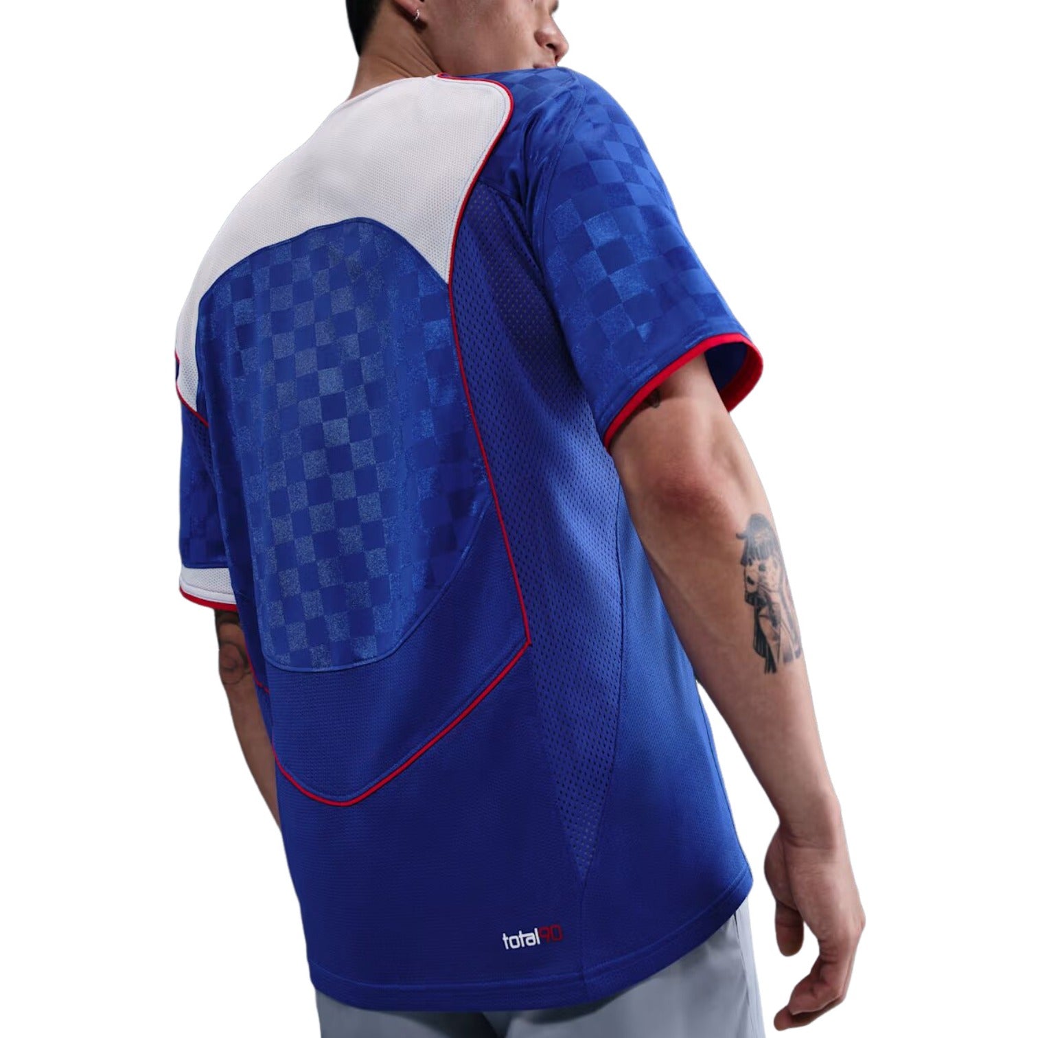 Футболка Nike Total 90 Dri-FIT с коротким рукавом, цвет «Game Royal White» — фото 2
