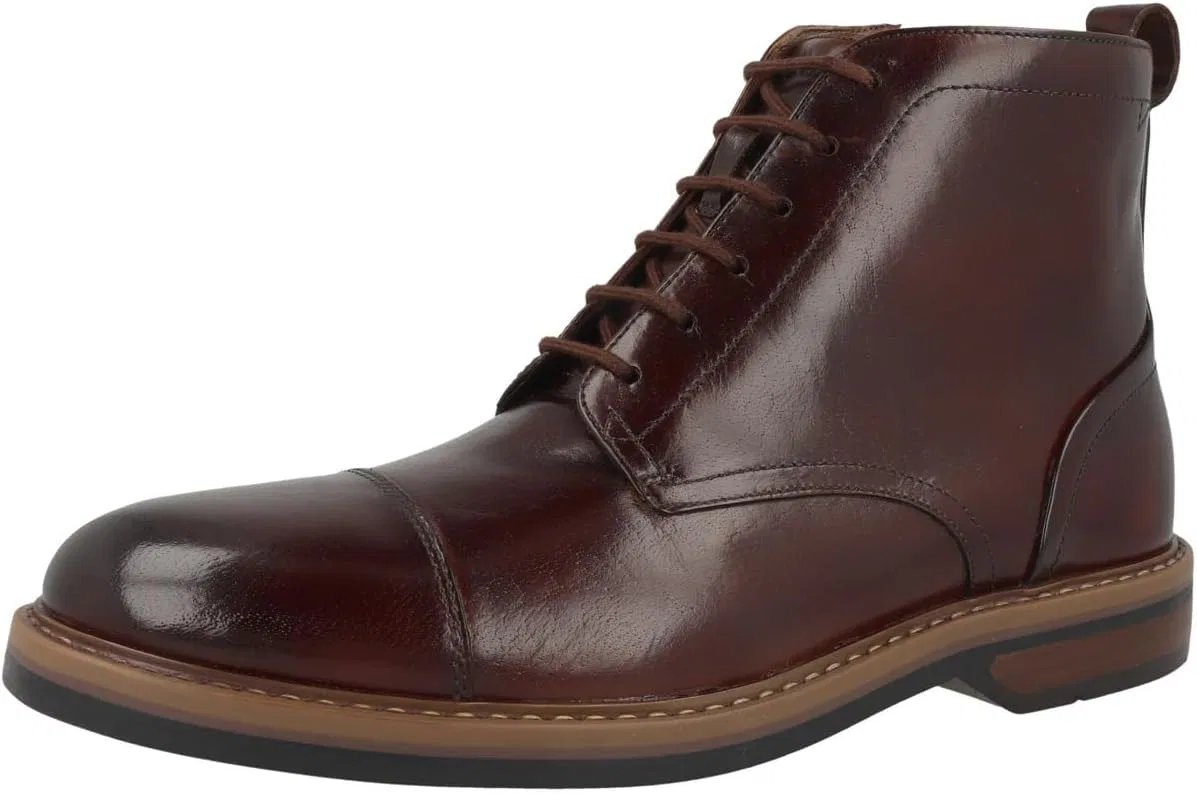 Мужские ботинки Clarks Aldwin CapChukka, Black (Black Leather) — фото 4