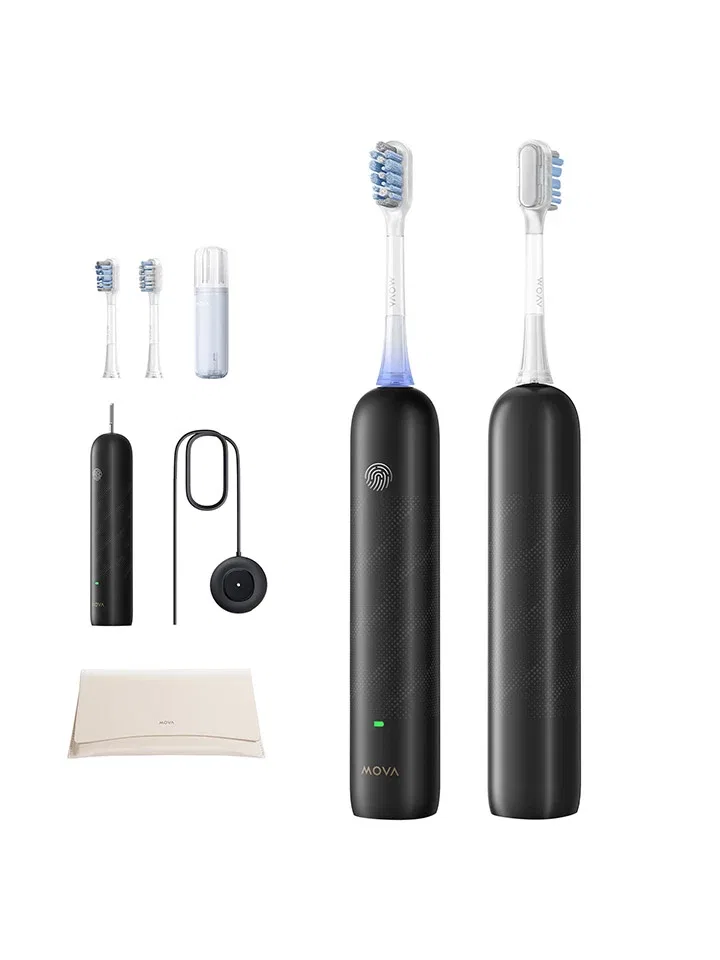 Звуковая зубная щетка с технологией 3DClean Mova черный — фото 3