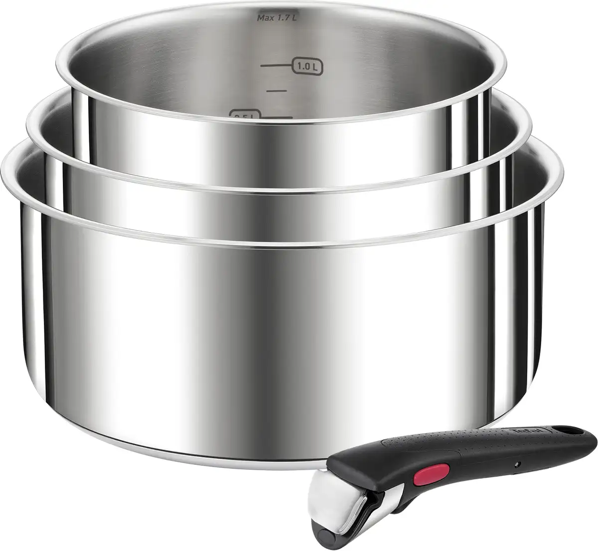 

Набор кастрюль Tefal "L898S4 Ingenio Preference" + Высота 11,8 см., цвет edelstahlfarben