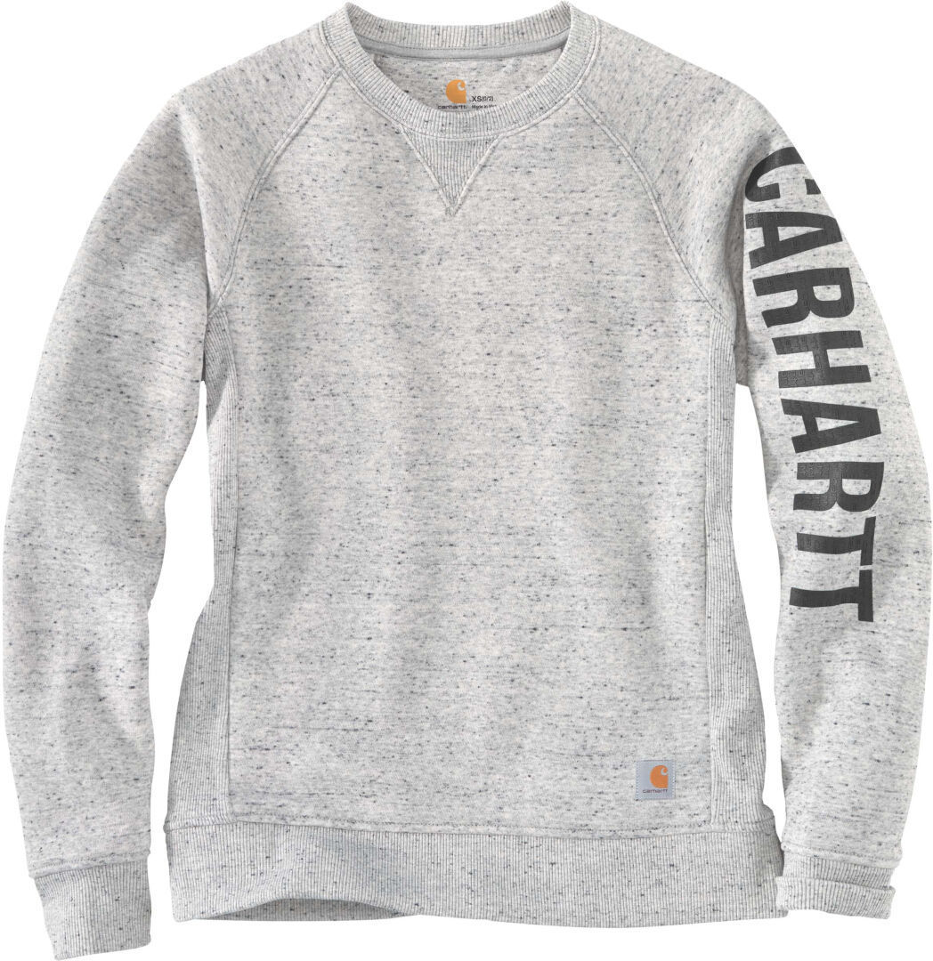 

Толстовка Carhartt Clarksburg Crewneck Ladies Sweatshirt, цвет White/Grey
