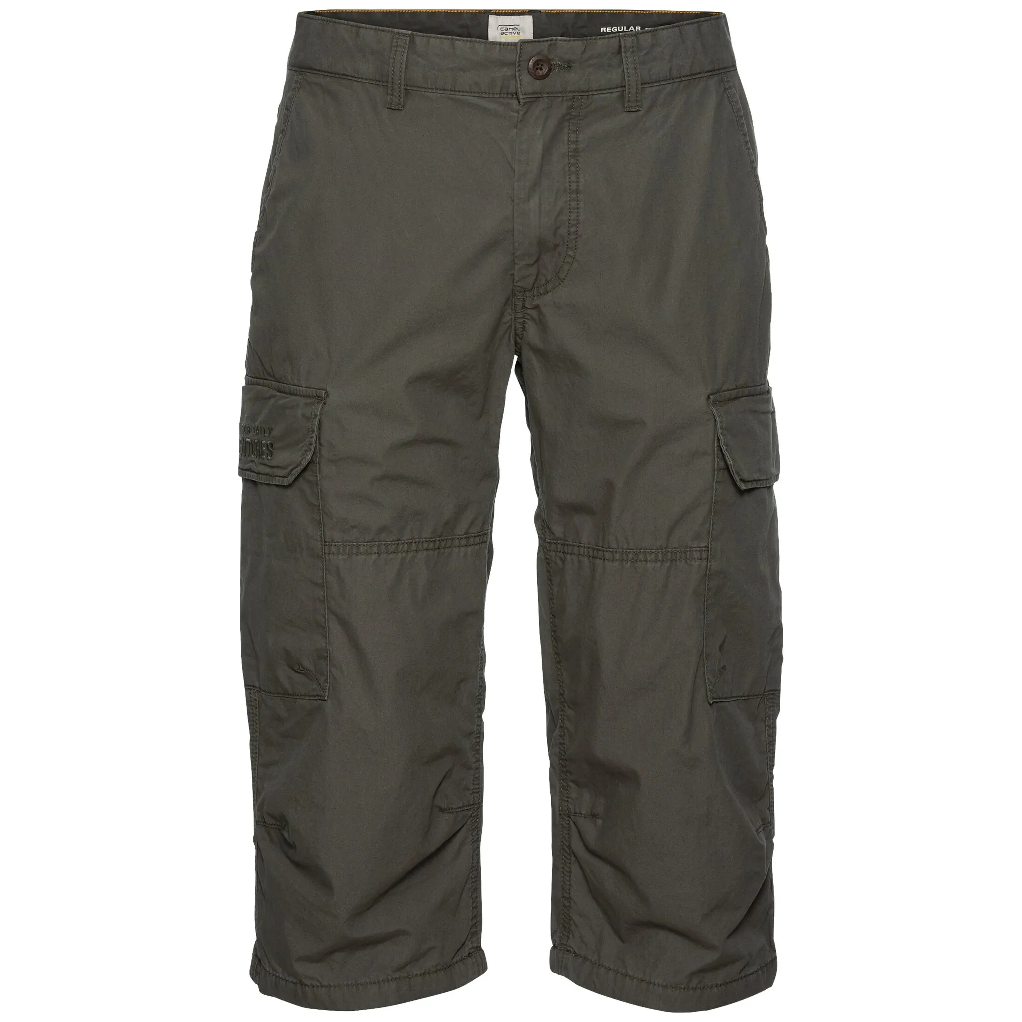 

Брюки Camel Active 3/4, фасон карго, зеленый