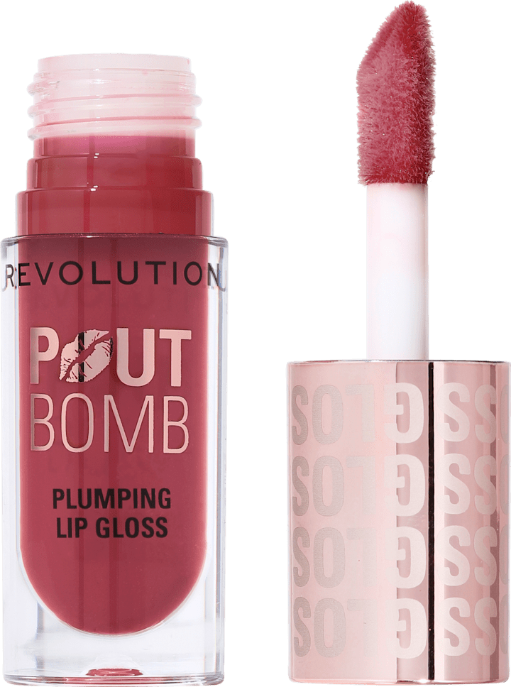

Блеск для губ REVOLUTION Lipgloss Pout Bomb, Wild Pink, 4,6 ml