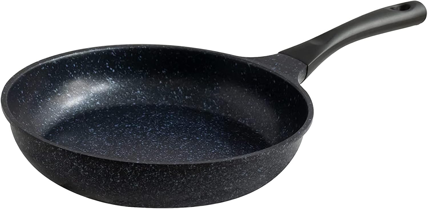 

タフコ(Tafuco) Toughco F-7202 Frying Pan, 10,2 дюйма (26 см), легкая сковорода из литого мрамора с бриллиантами Tafuko, Black (Black 19-3911Tcx)