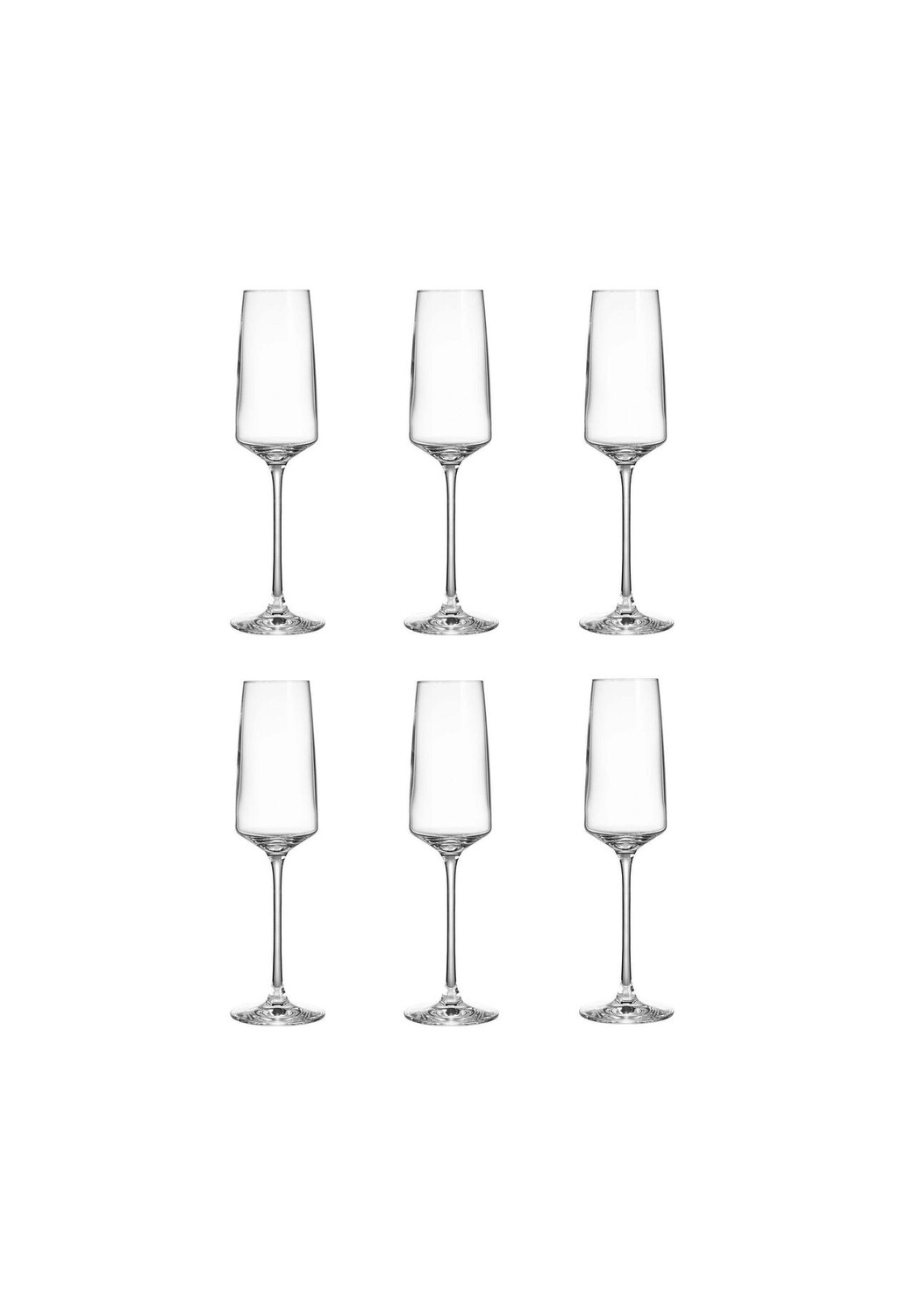 

WINE & DINE 6 бокалов для шампанского 250 мл BUTLERS, прозрачный