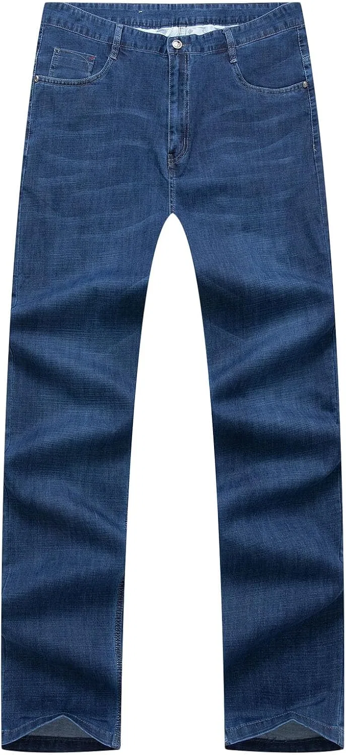 Джинсы прямые Stretchy синие
