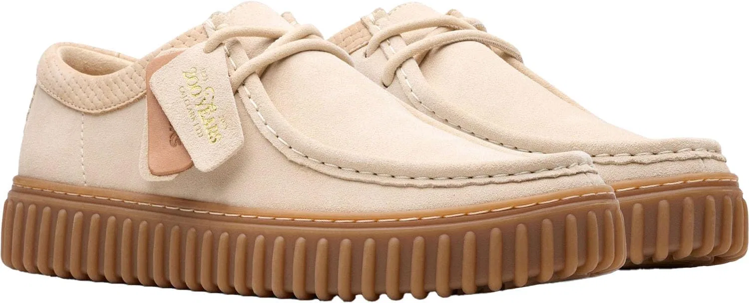 Туфли Clarks Men's Torhill LoSHOES, Ecru Suede — фото 4