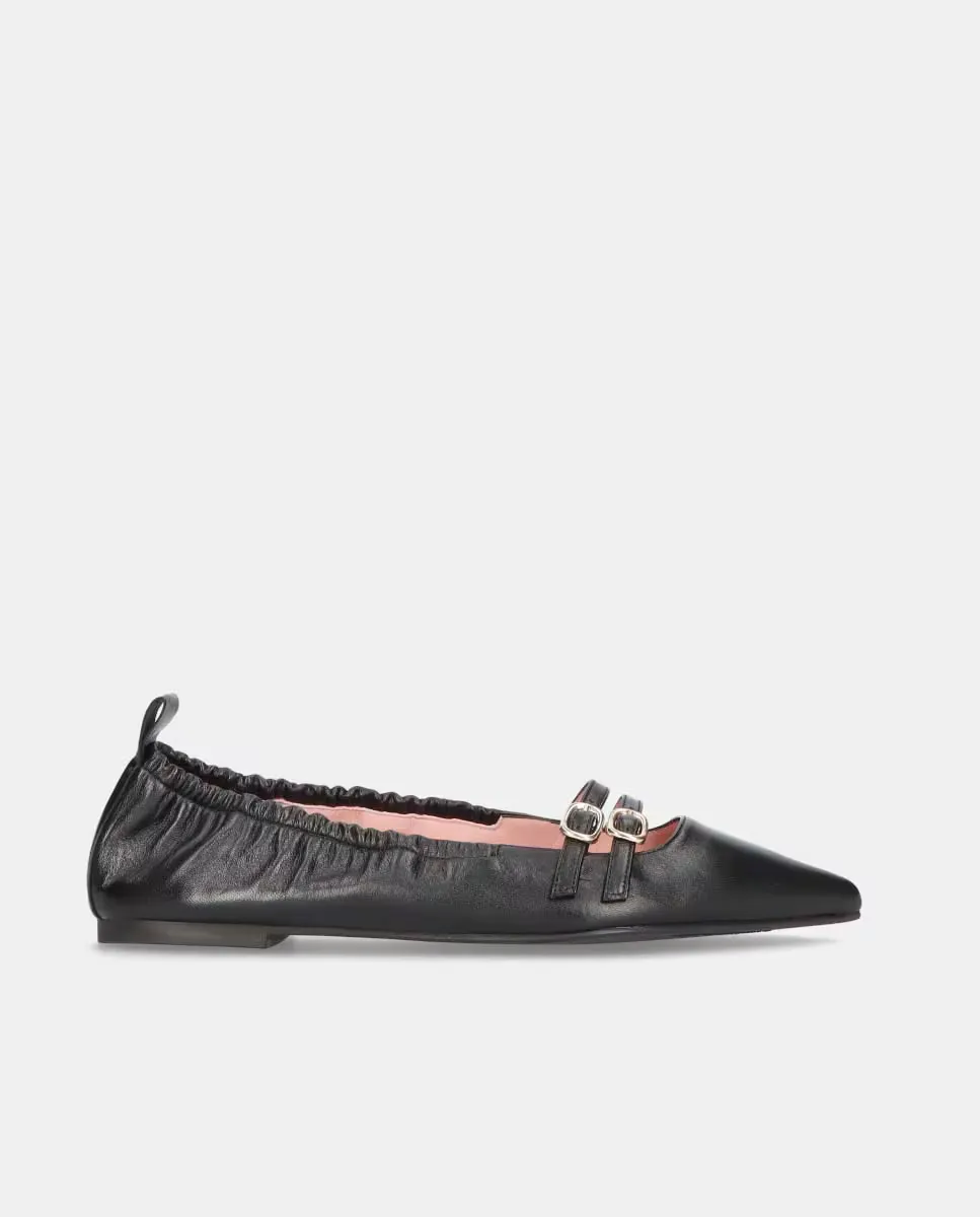 

Женские балетки Ella из наппы цвета нуаве Pretty Ballerinas, черный