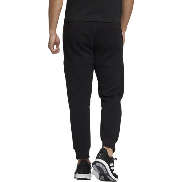 Спортивные штаны Men's adidas Solid Color Knit Bundle Feet Sports Pants/Trousers/Joggers Black, черный — фото 3