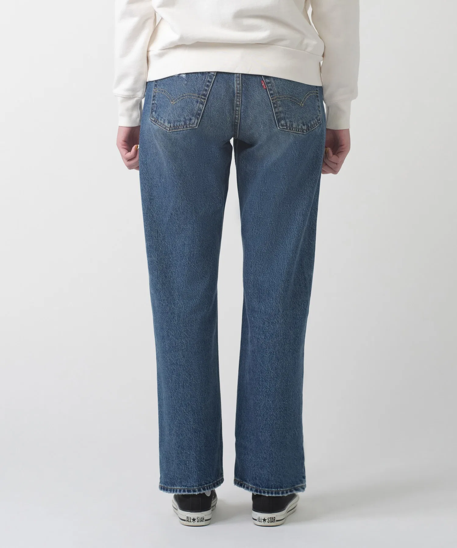 Джинсы Levi's 501 (R) 90-х годов, цвет «средний индиго». — фото 3