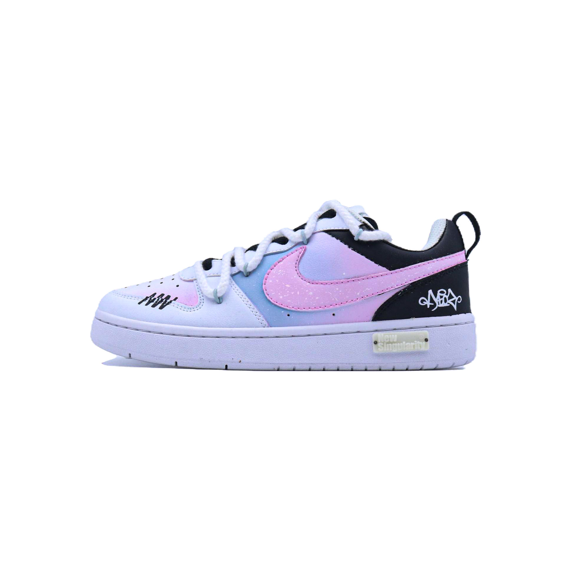 

Детские кроссовки для скейтбординга Court Borough Low 2, унисекс Nike, розовый/красная