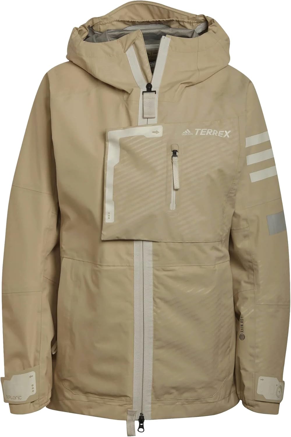 

adidas Женская куртка TERREX XPLORIC GRAPHIC RAIN.RDY, Savanna