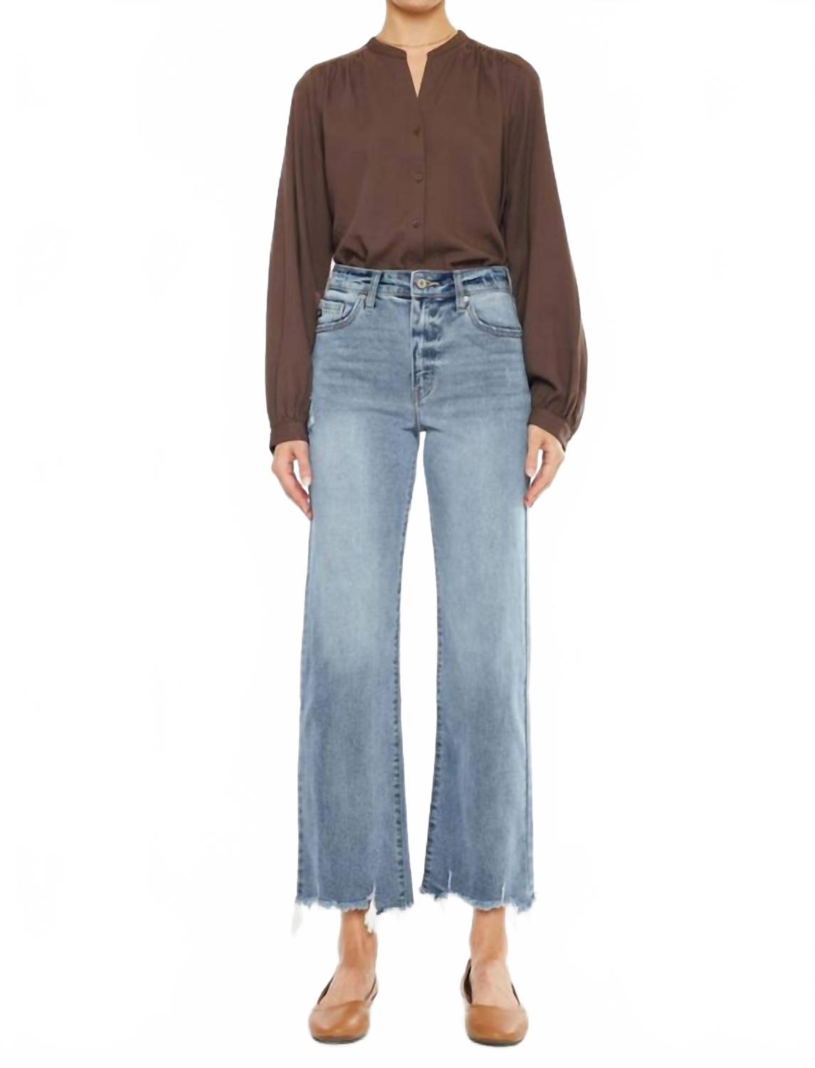 

KanCan Фиолетовые джинсы с высокой посадкой, узкие, широкие, светлого оттенка