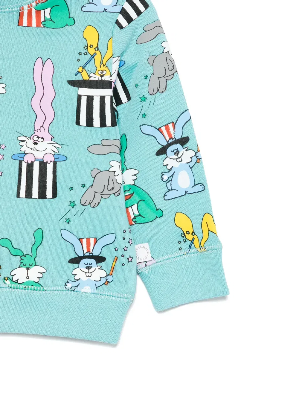 Толстовка с иллюстрацией Stella Mccartney Kids, синий — фото 3