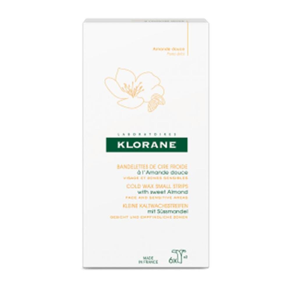 

Холодный воск Klorane, 6 полосок