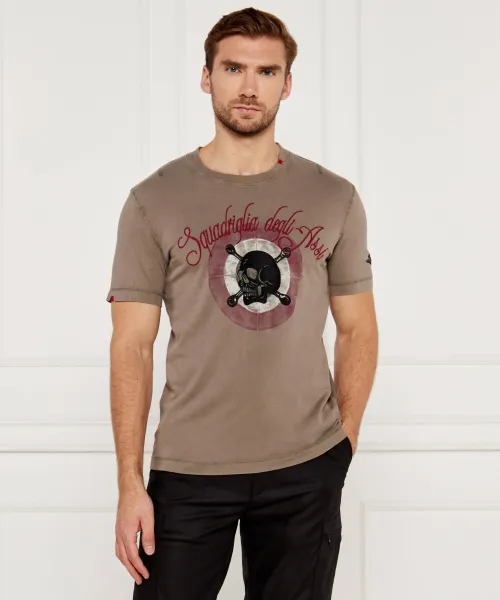 

Футболка Comfort fit Aeronautica Militare, бежевый