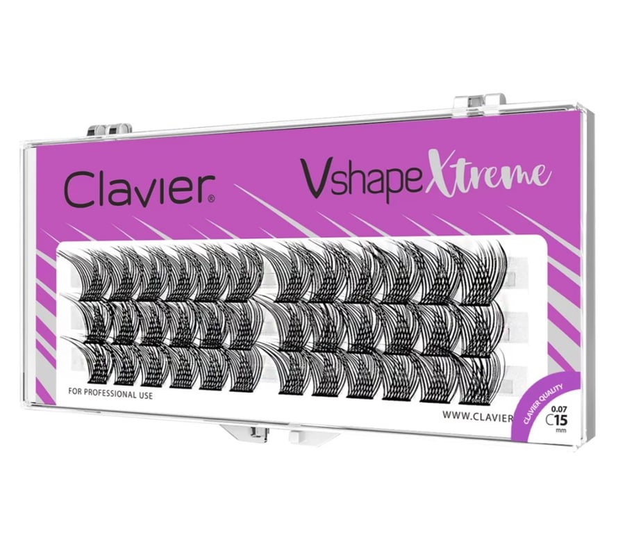 

Ресницы Clavier Vshape Xtreme, 15 мм
