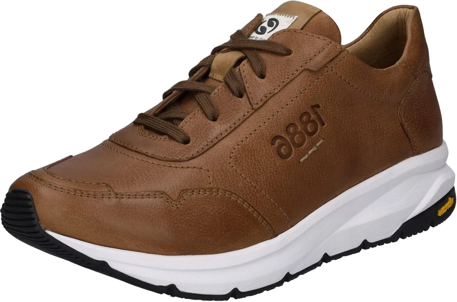 Мужские низкие кроссовки Josef Seibel Donald 01, ширина G (стандартная), сменная стелька, Brown Camel Combi