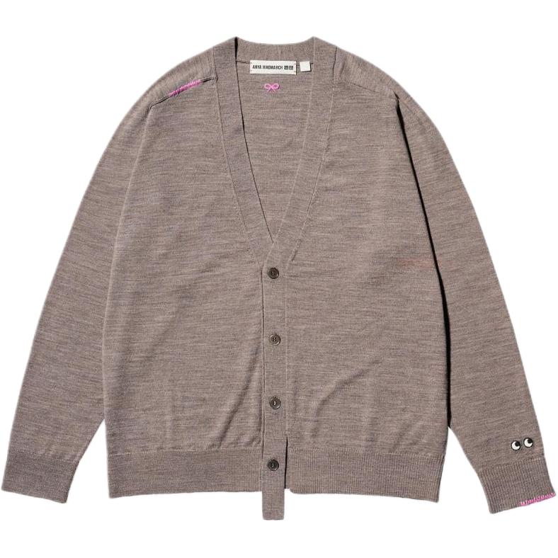 

Anya Hindmarch X Вязаный свитер женский Coffee UNIQLO