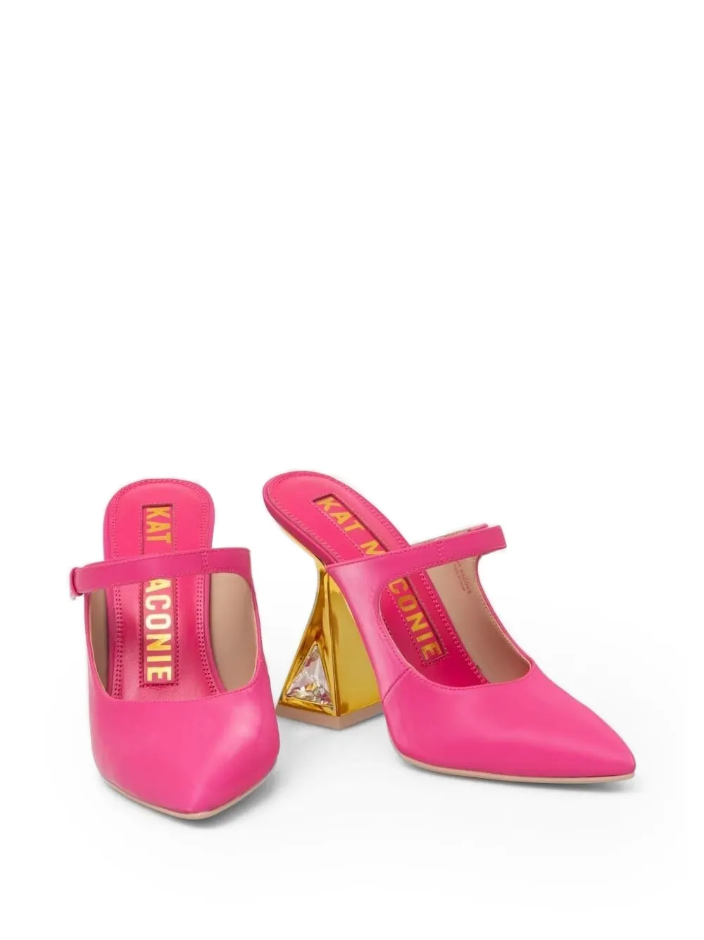 Мюли Hailey 115 на каблуке Kat Maconie, розовый