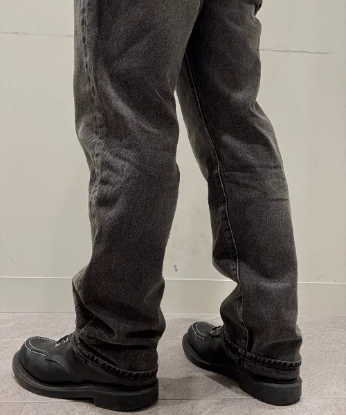 【Levi's】555 Relaxed Straight Denim (Свободные/Прямые/Повседневные/Для ежедневного использования) — фото 3