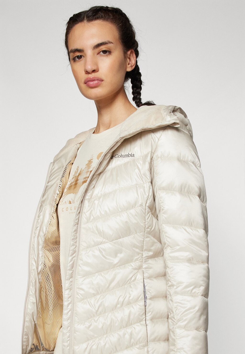 

Зимняя куртка JOY PEAK™ II HOODED JACKET Columbia, серый