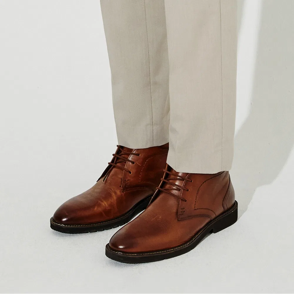 Мужские ботинки Dressports Flynn Boot средне-натуральные от Rockport — фото 2