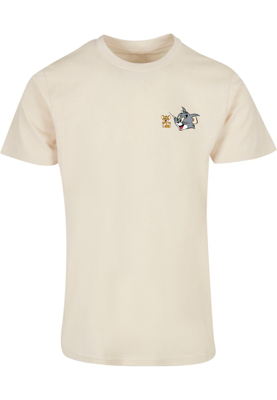 

Классическая футболка ABSOLUTE CULT Shirt Tom And Jerry - Classic Heads, песочный