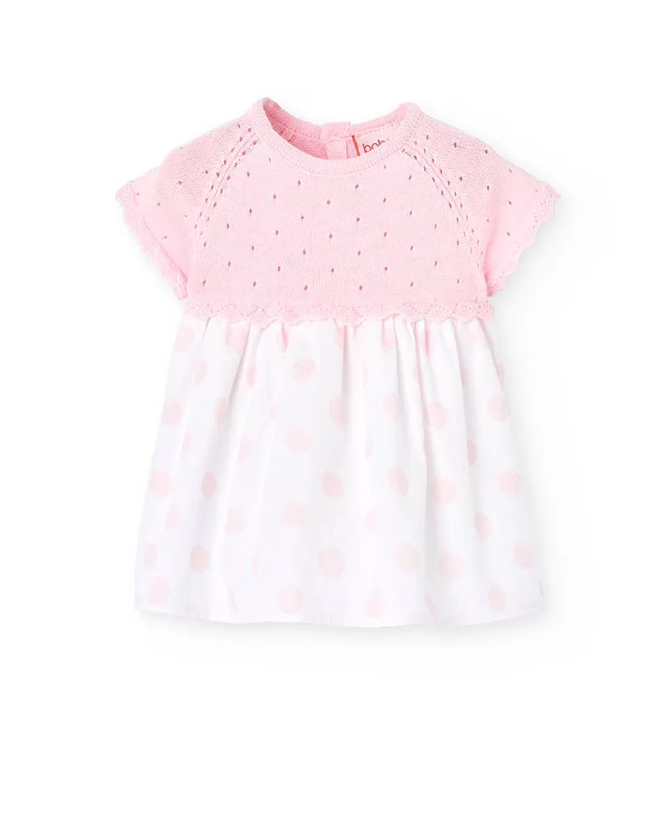 

Платье для девочки с короткими рукавами Boboli, цвет Rosa